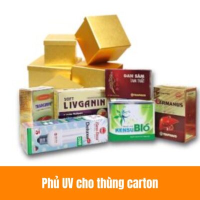 Phủ UV cho thùng carton
