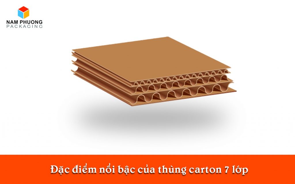 Đặc điểm nổi bậc của thùng carton 7 lớp