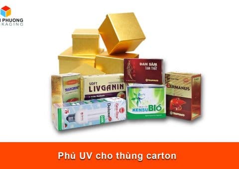 Phủ UV cho thùng carton