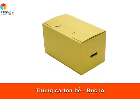 Thùng carton bế - Đục lỗ