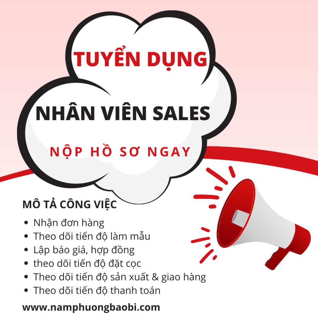 tuyển dụng nhân viên sales công ty bao bì