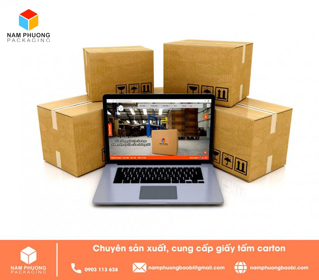 hộp carton ship COD