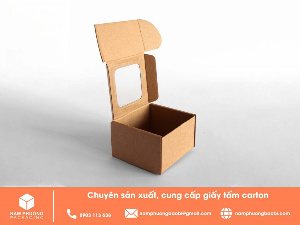 Hộp carton có cửa sổ là loại hộp được sử dụng để đóng gói trong ngành công nghiệp điện tử