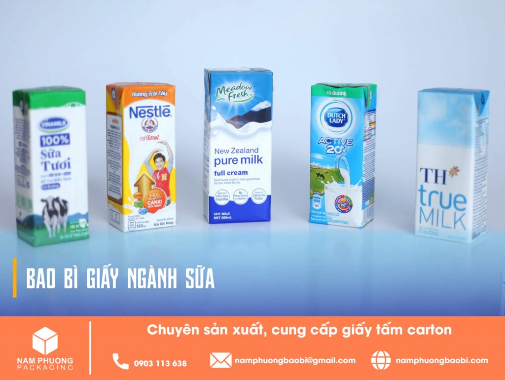 Thị trường bao bì giấy cho sữa Việt Nam