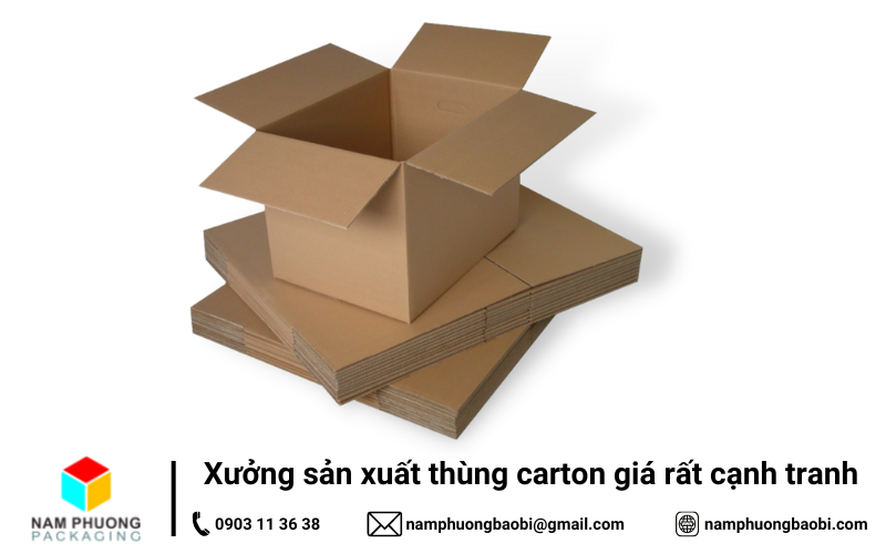 Chuyên sản xuất hộp thùng carton in flexo hoặc offset