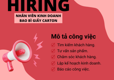 công ty bao bi giấy carton tuyển dụng nhân viên kinh doanh