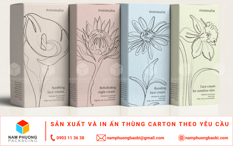 bao bì giấy mỹ phẩm thân thiện người tiêu dùng