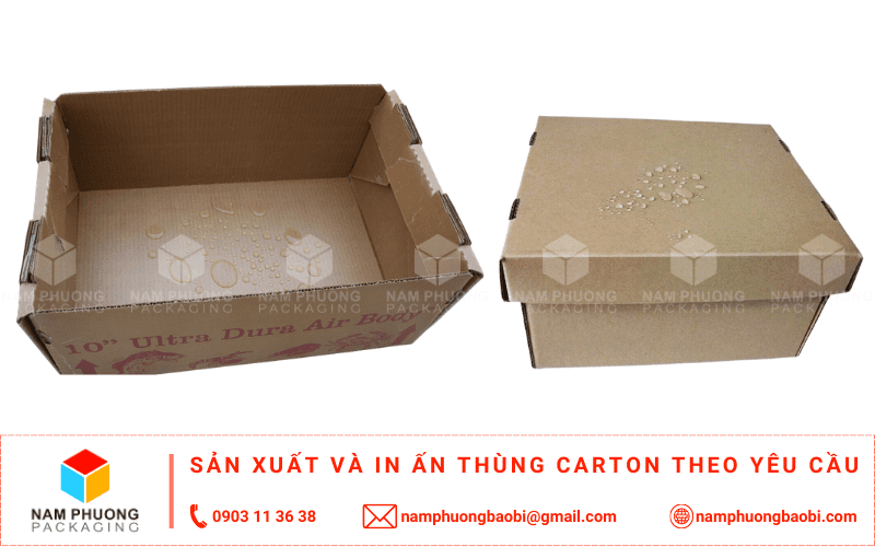 thùng carton chống thấm