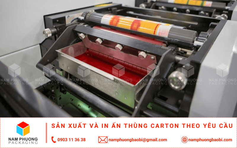 thùng carton 3 lớp in Flexo Process như thế nào