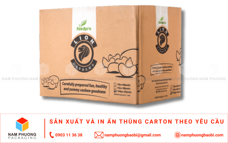 Theo thị trường, giá thành thùng carton đựng hạt điều xuất khẩu dao động từ 10.000 đồng đến 20.000 đồng/thùng.