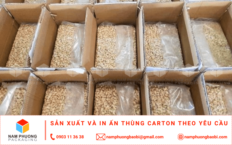 Theo thị trường, giá thành thùng carton đựng hạt điều xuất khẩu dao động từ 10.000 đồng đến 20.000 đồng/thùng.